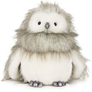 Like New Gund Hibou Fuzzy Stuffed Owl